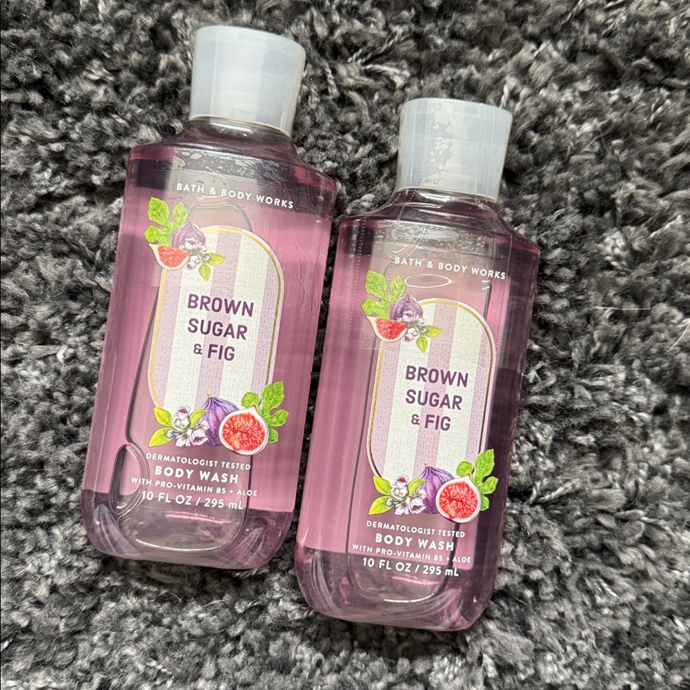 BROWN SUGAR & FIG Bath & Body Works Shower Gel 10 fl oz x 2